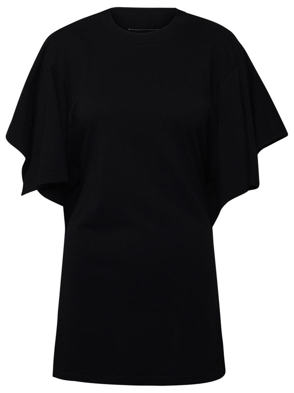 Mm6 Maison Margiela Black Cotton T-shirt