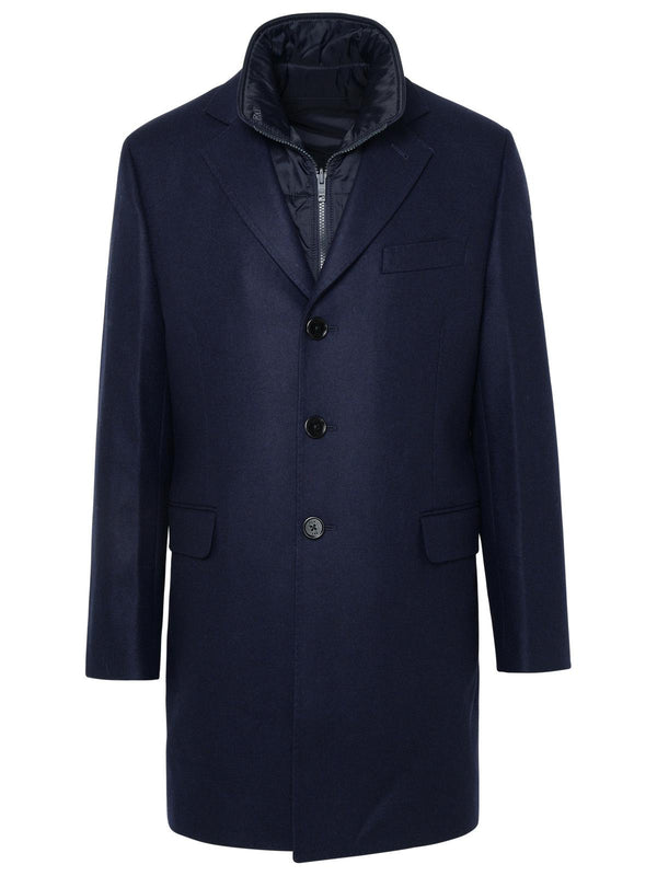 Fay Blue Polyamide Coat