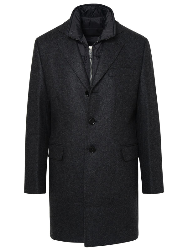 Fay Grey Polyamide Coat