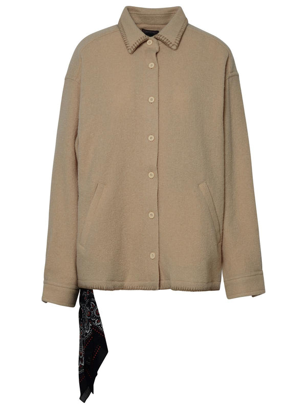 Destin 'avila' Beige Cashmere Blend Shirt