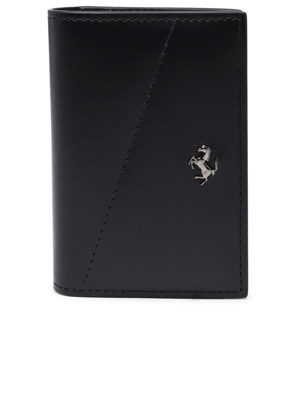 Ferrari Black Leather Wallet