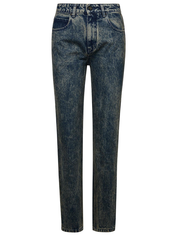 Ferrari Blue Cotton Jeans