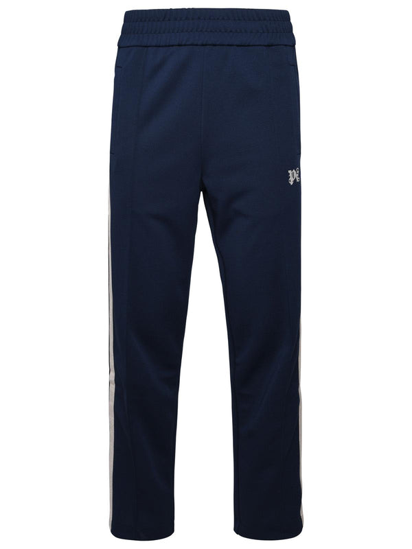 Palm Angels Blue Polyester Pants