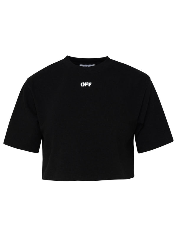 Off-white Black Cotton T-shirt