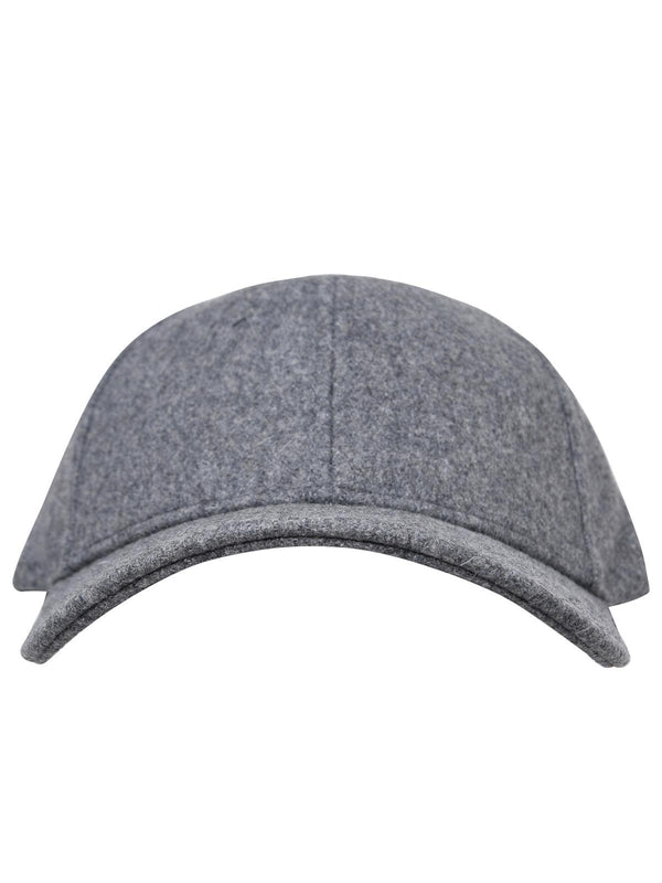 Woolrich John Rich & Bros Premium Hat In Melange Grey Wool Blend