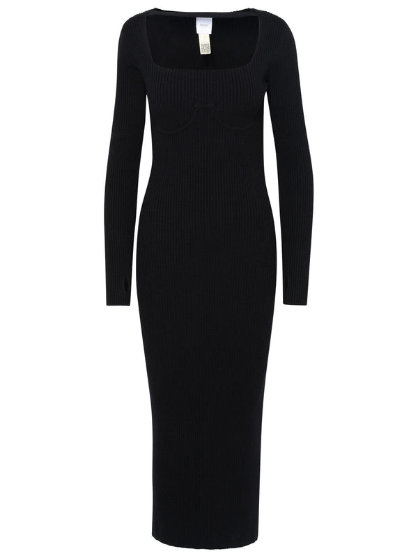 Patou Black Wool Dress