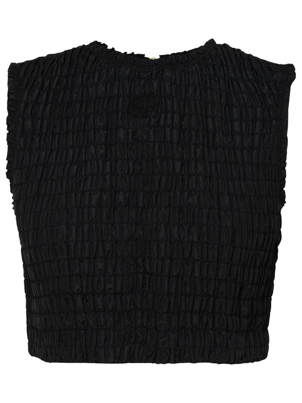 Patou Black Recycled Fault Top