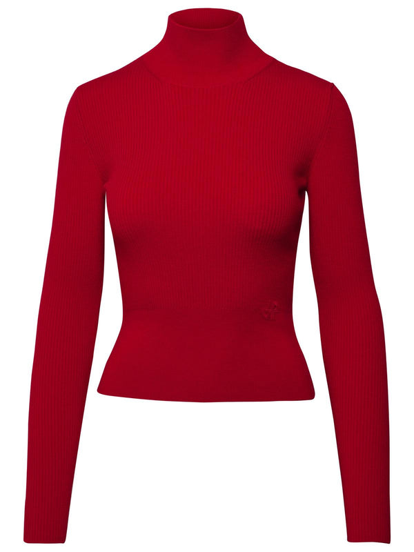 Patou Red Merino Blend Sweater