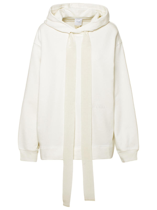 Patou Ivory Cotton Sweatshirt