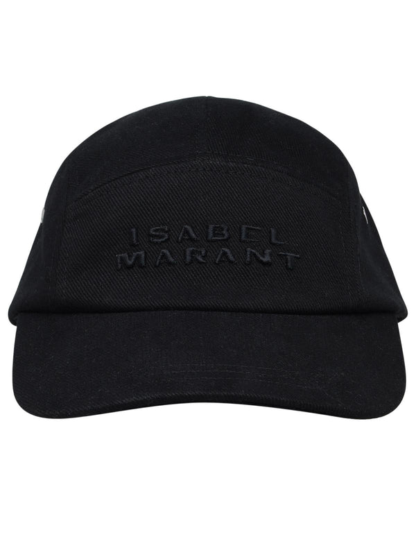 Isabel Marant 'tedji' Black Cotton Hat