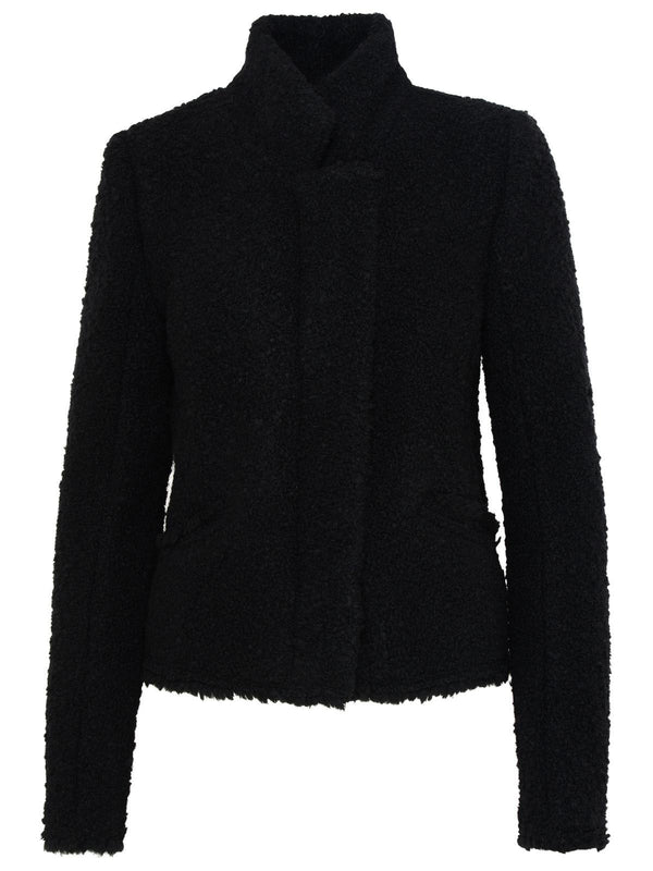 Isabel Marant 'graziae' Black Wool Blend Jacket