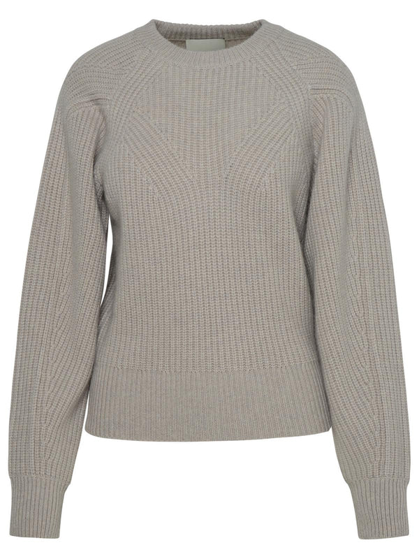 Isabel Marant 'baptista' Ivory Cashmere Blend Sweater