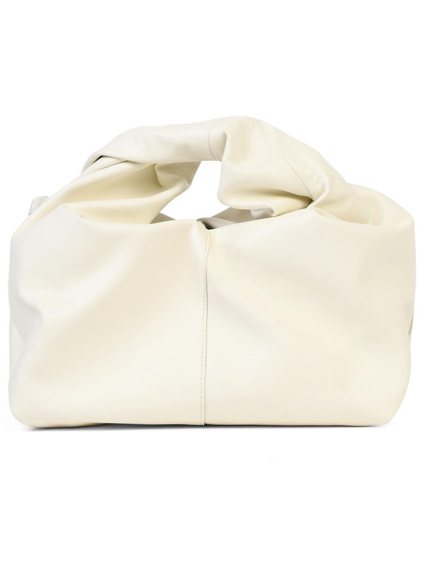 Jw Anderson White Leather Hobo Twister Bag