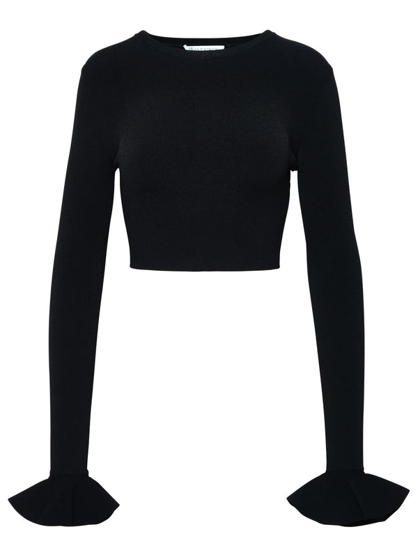 Jw Anderson Black Viscose Blend Sweater