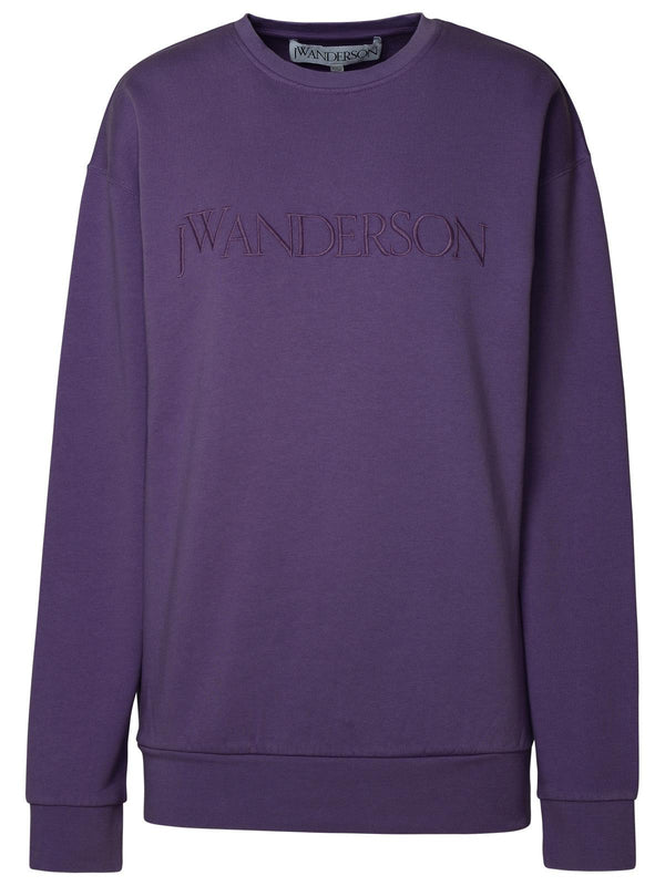 Jw Anderson Purple Cotton Sweatshirt