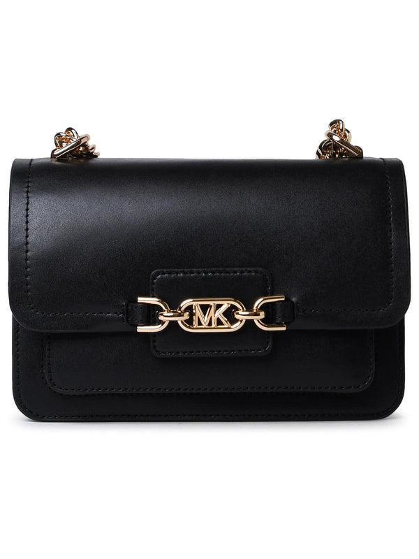 Michael Michael Kors Black Leather Heather Bag