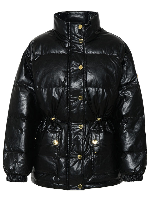 Michael Michael Kors Black Polyurethane Jacket