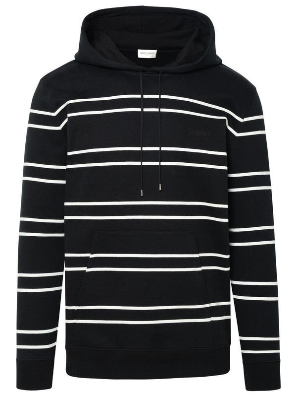 Saint Laurent Black Cotton Hoodie