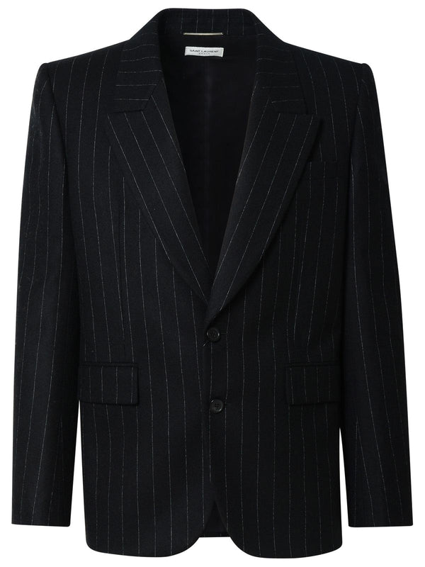 Saint Laurent Black Wool Blazer