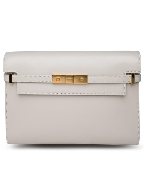 Manhattan Ivory Leather Bag