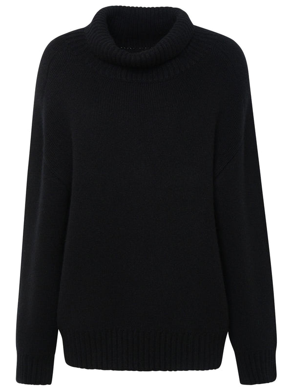 Khaite Landen Black Cashmere Sweater