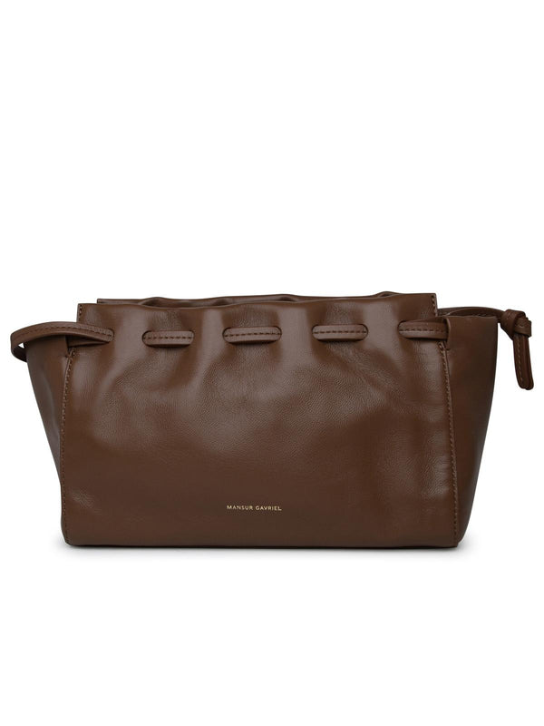 Mansur Gavriel 'bloom' Small Brown Leather Crossbody Bag