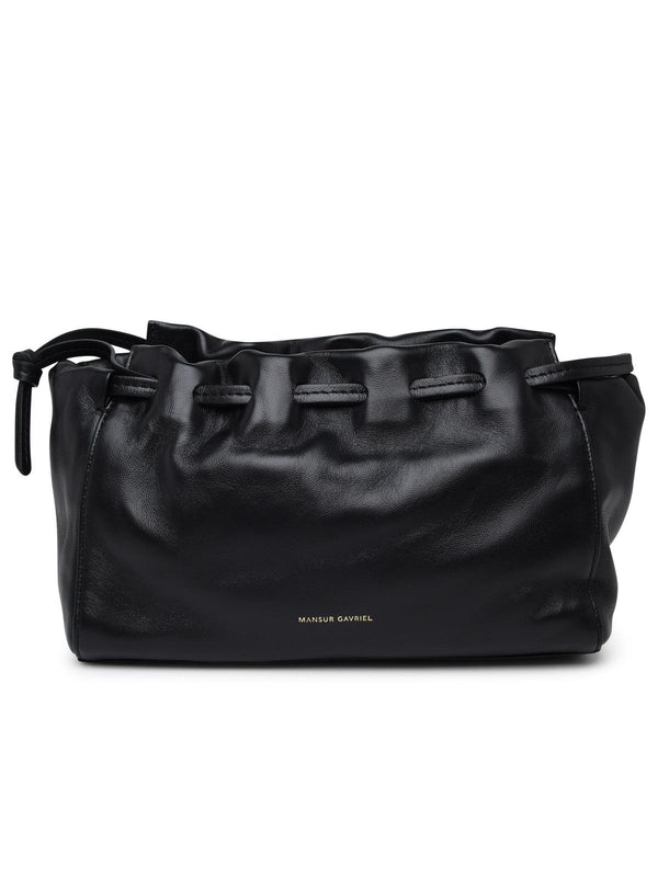 Mansur Gavriel 'bloom' Small Black Leather Crossbody Bag