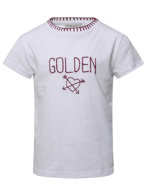 Golden Goose White Cotton T-shirt