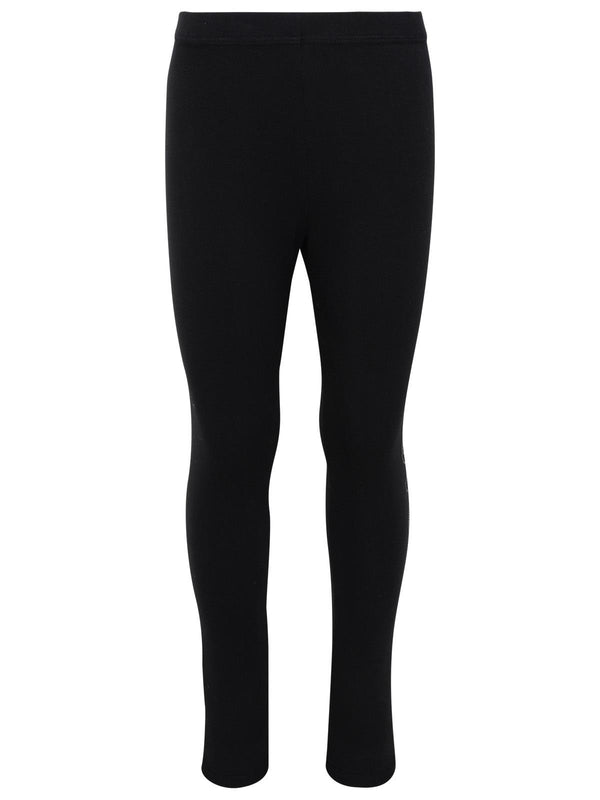 Versace Versace Black Cotton Blend Leggings