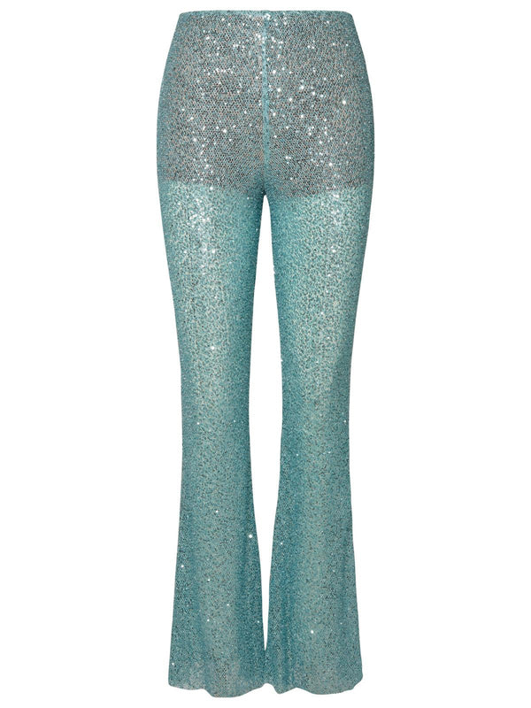 Self Portrait Aquamarine Polyamide Pants