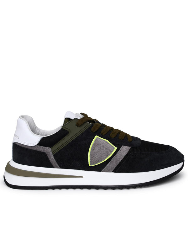 Philippe Model Tropez 2.1 Sneakers In Black Technical Fabric Blend