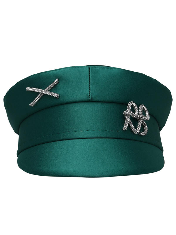 Ruslan Baginskiy Baker Boy Hat In Green Polyester