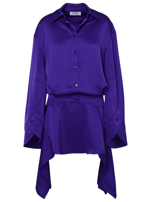 The Attico Purple Polyester Dress