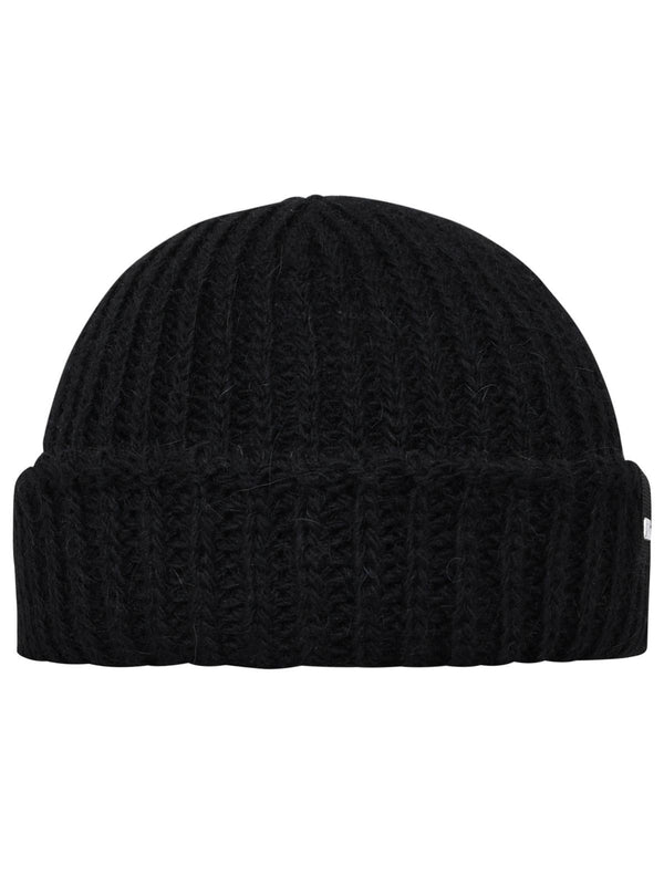 Gcds Black Cotton Blend Beanie