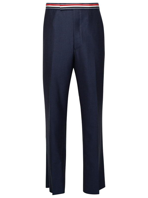 Thom Browne Rwb Blue Wool Pants