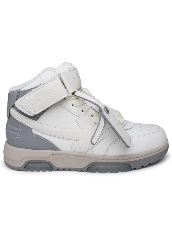 Off-white 'out Of Office' Mid White Leather Sneakers