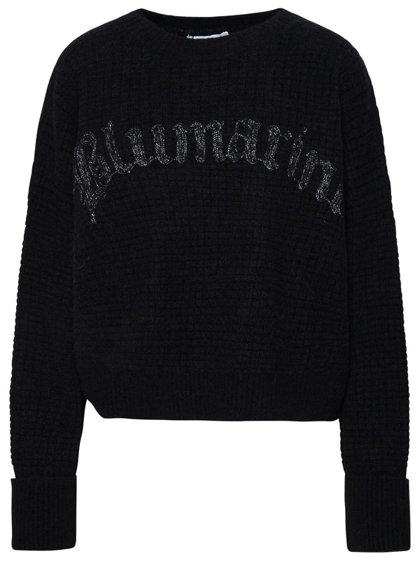 Blumarine Black Alpaca Blend Sweater