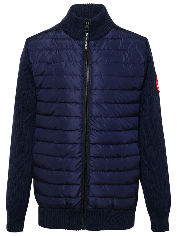 Canada Goose Hybridge Navy Knit Jacket