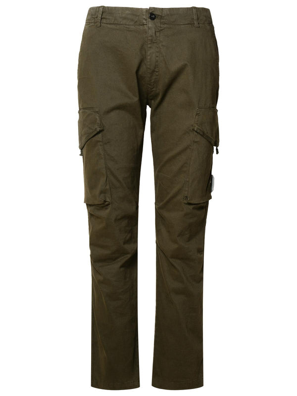 C.p. Company Green Cotton Pants