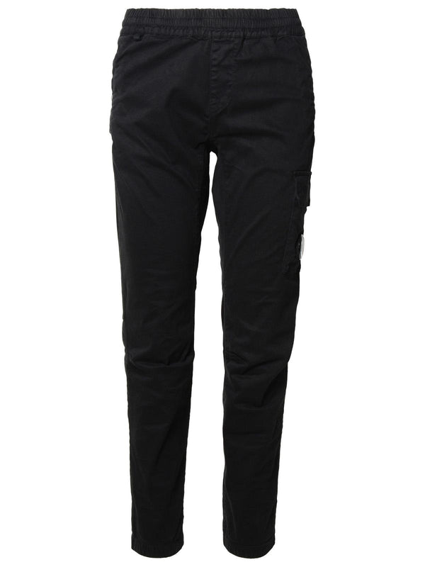 C.p. Company Black Cotton Trousers