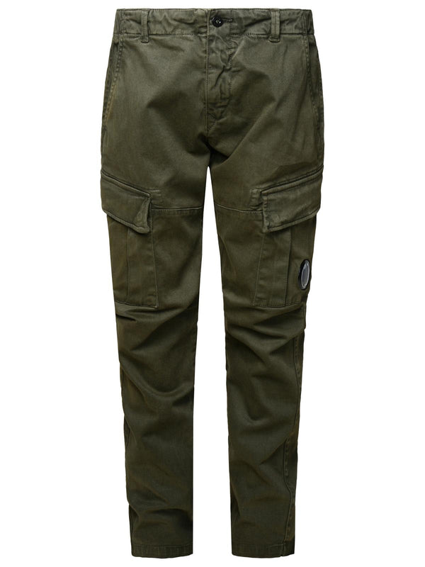 C.p. Company Green Cotton Pants