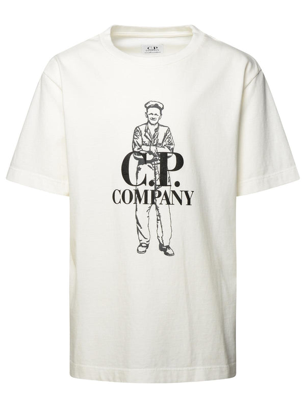 C.p. Company White Cotton T-shirt