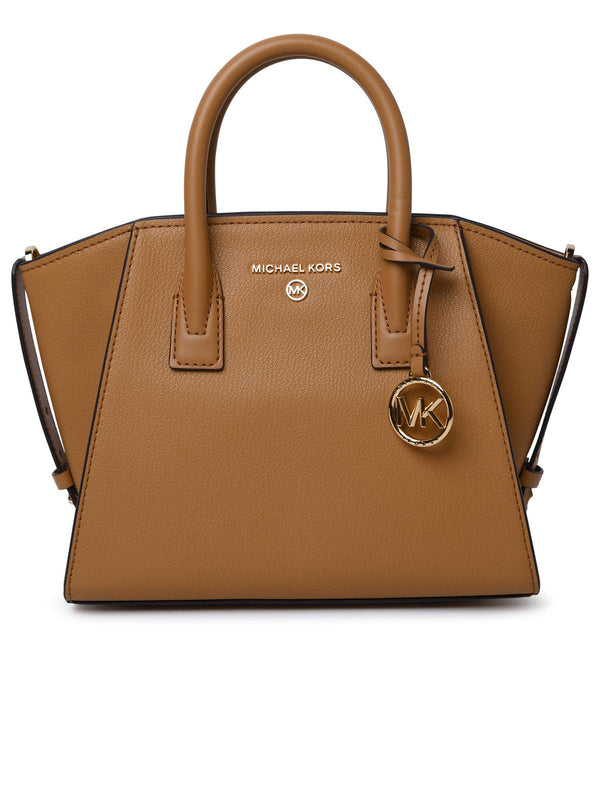 Michael Michael Kors Pale Peanut 'avril' Small Leather Bag