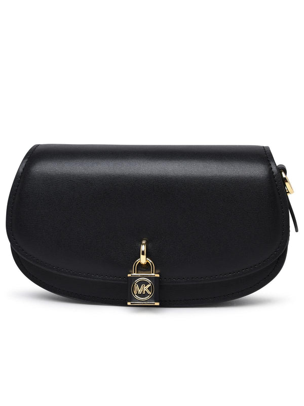 Michael Michael Kors Black Leather 'mila' Bag