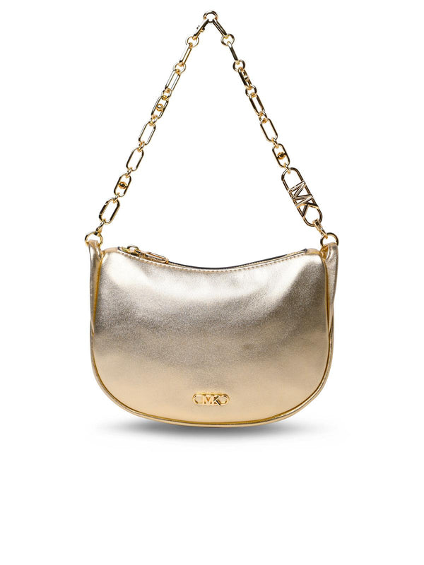 Michael Michael Kors Pale Gold 'kendall' Leather Bag