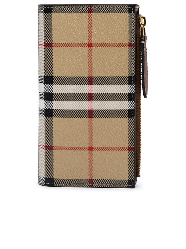 Burberry Archive Beige Leather Blend Wallet