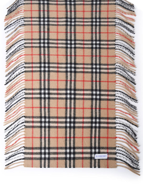 Burberry 'happy' Beige Cashmere Scarf