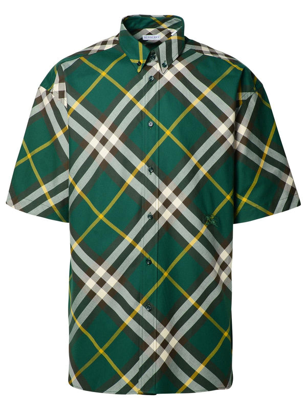 Burberry Green Cotton Shirt