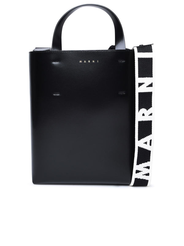 Marni Small 'museo' Black Leather Bag