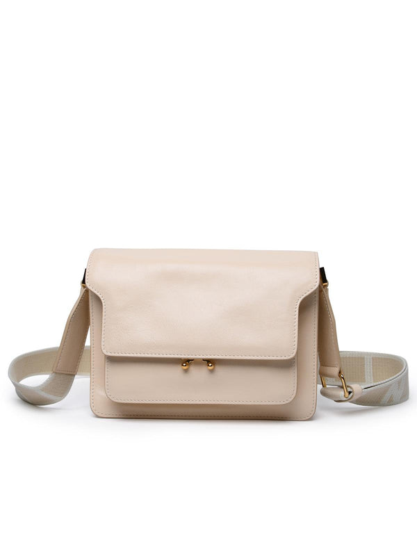 Marni 'trunk Soft E/w' Ivory Cowhide Bag